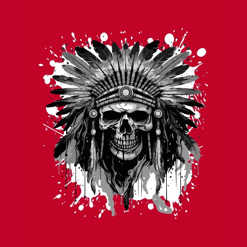 Apache Skull Native American