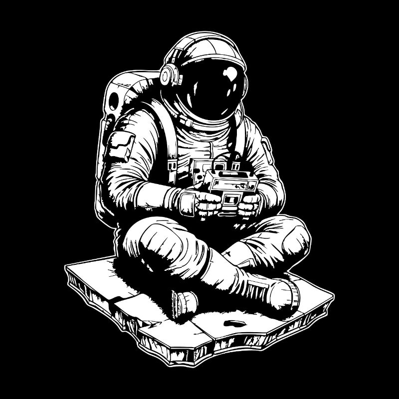 Astronaute Gaming Console Espace