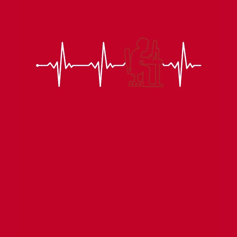 Programmer Heartbeat Softwareentwickler Coder