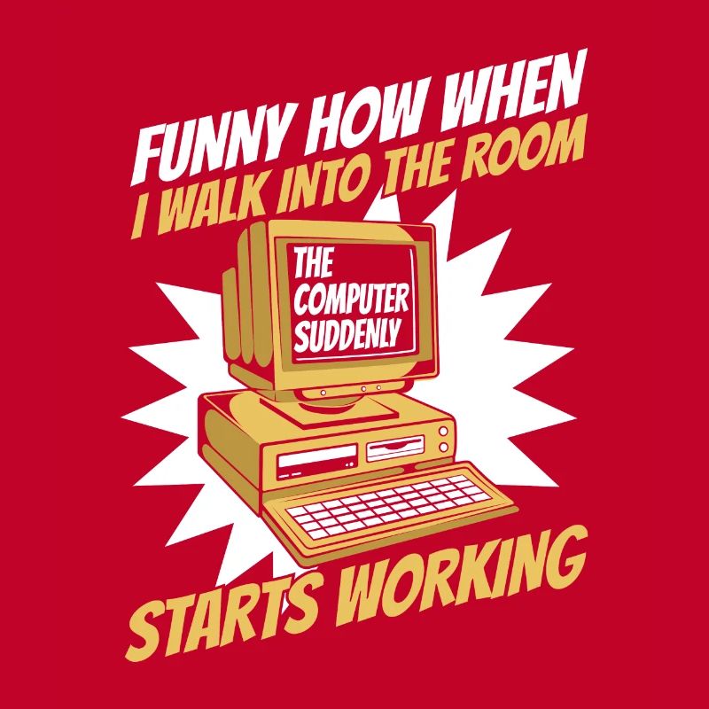 The Computer Suddenly Starts Working Admin