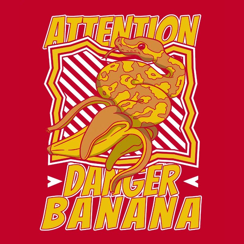 Attention Danger Banane Python Serpent Banane
