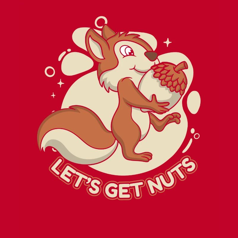 Let's Get Nuts Squirrel Fox Squirrel Squirrel