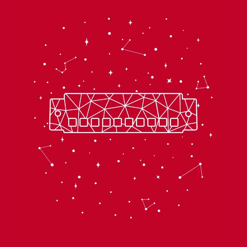 Harmonica Sternbild Constellation Harmoniciste