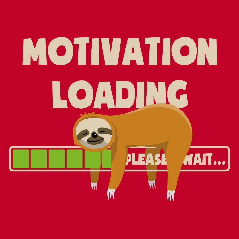 Faultier - Motivation wird geladen - bitte warten