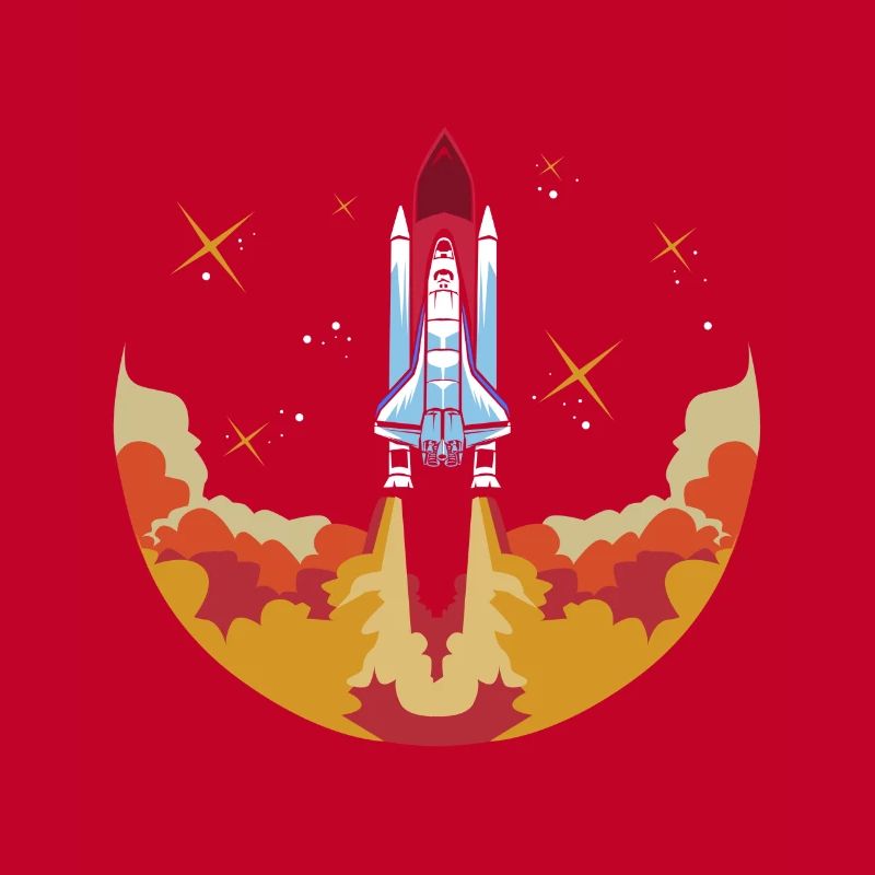 Space shuttle launch astronaut