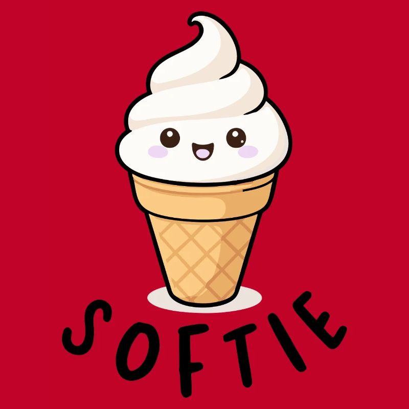 Softie Softeis Lover Eiscreme Icon Geschenk