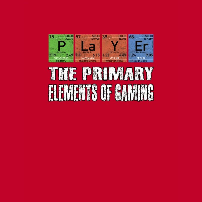 Nerd geek funny player gaming elements