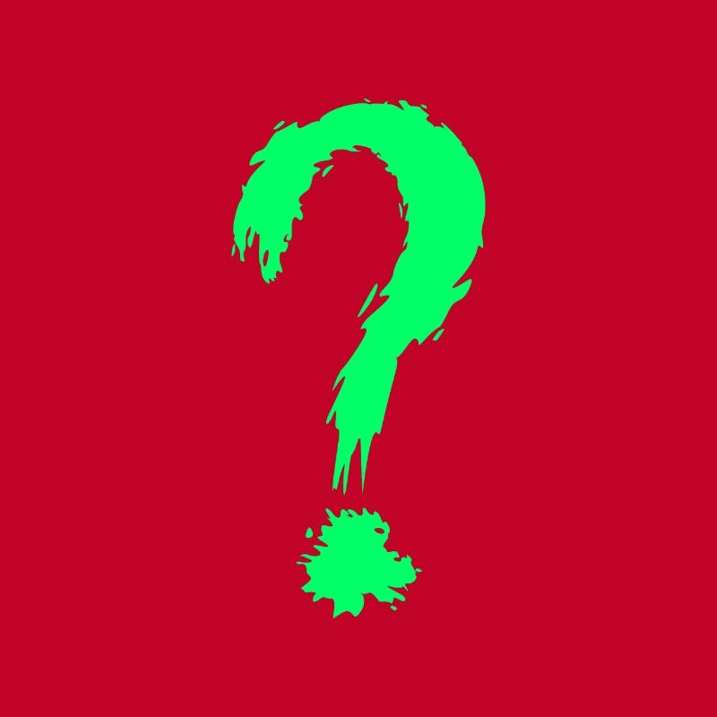 Point d'interrogation vert