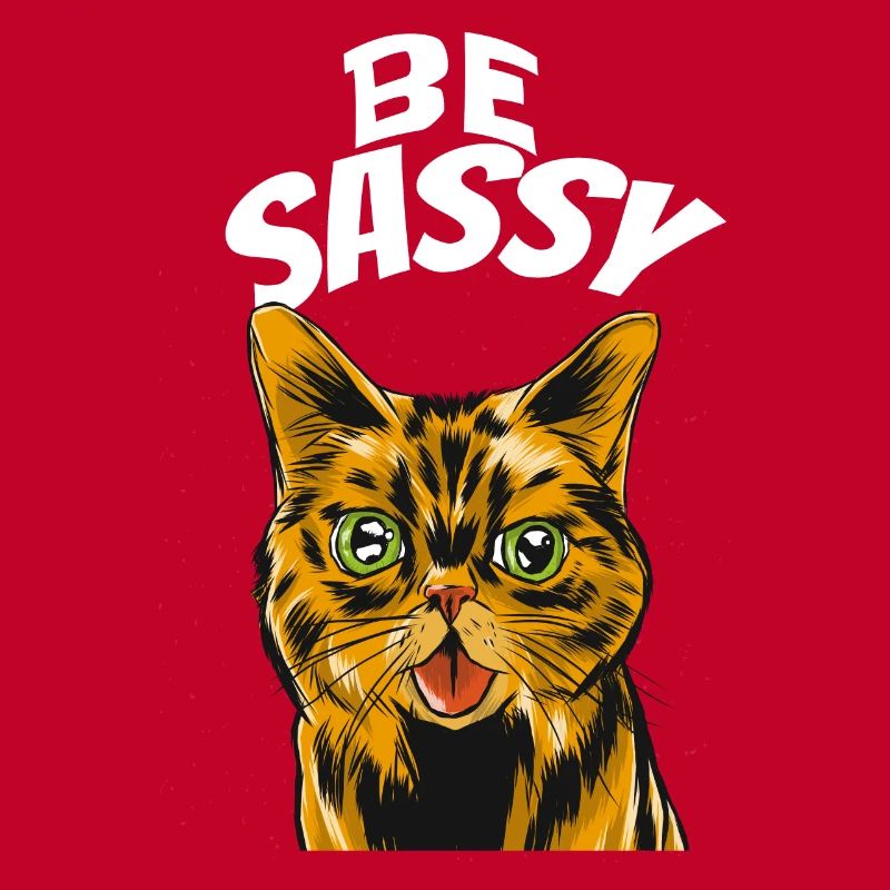 freche katze sei frech
