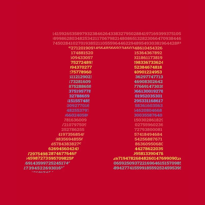 Pi Symbol Math Math Numbers Arc-en-ciel