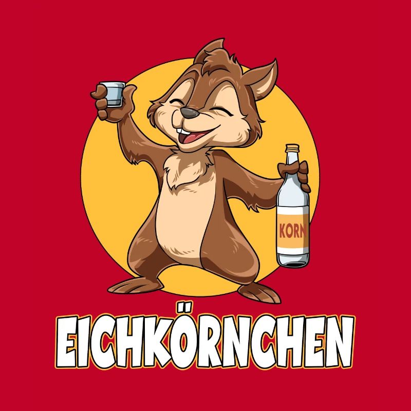 Eichkörnchen Eichhörnchen mit Korn