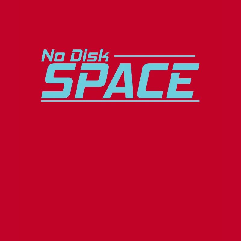 No Disk Space Retrospeichermodul