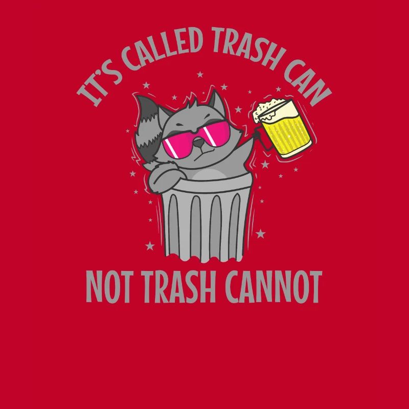 It's called Trash can not Trash cannot Waschbär