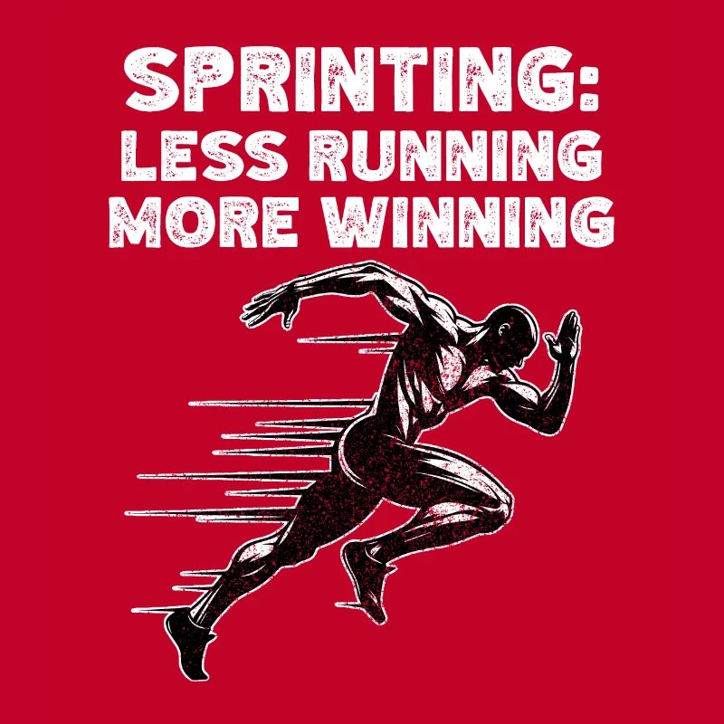 Bahnläufer Sprinter Sprint 100m Sprinter