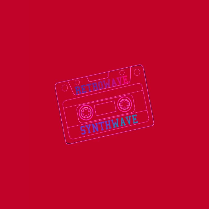 RetroWave SynthWave cassette