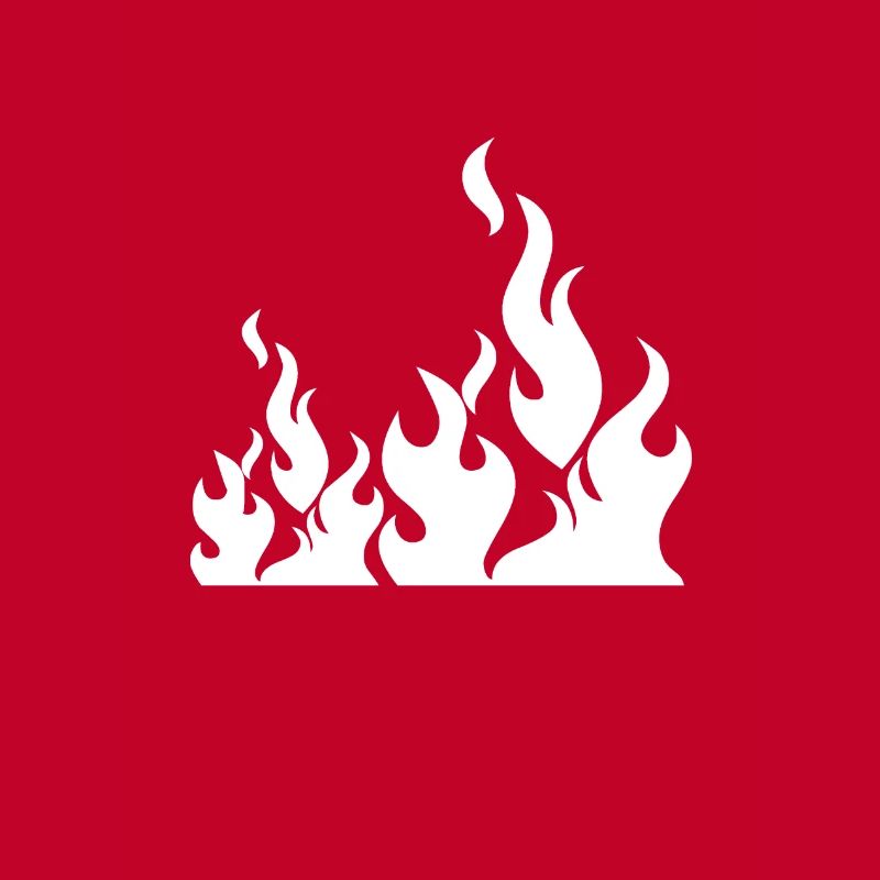 Flammen lodernd beeindruckend
