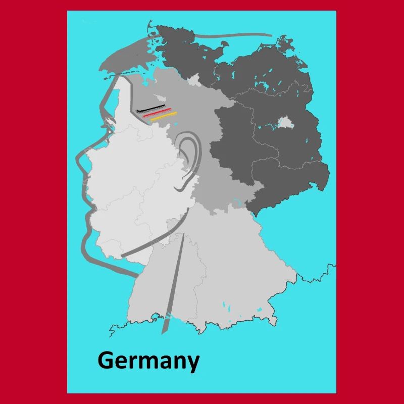 Germany Gradient Map