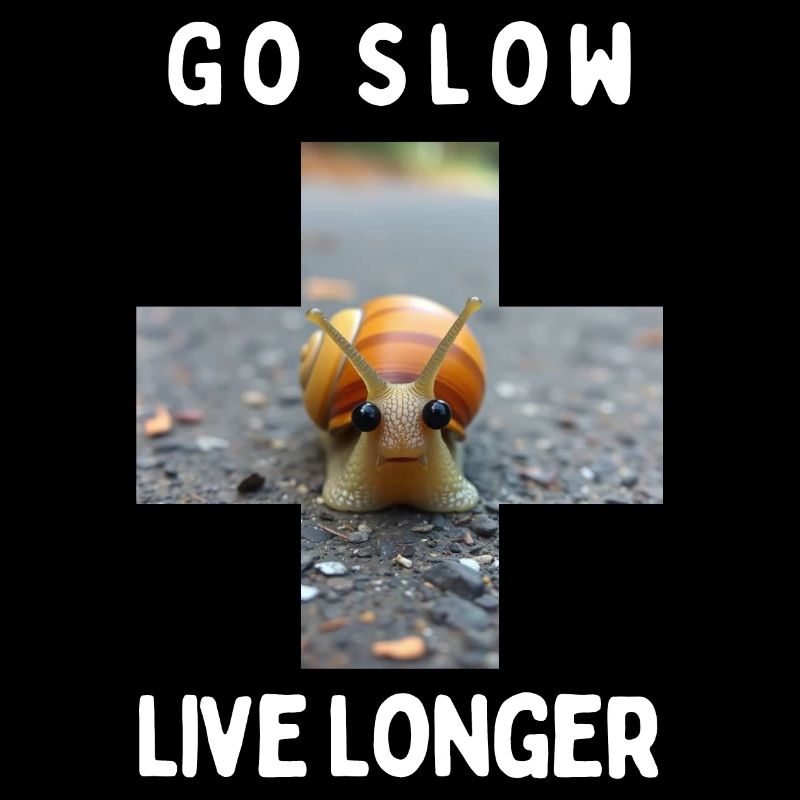 Gehen Sie langsam vor