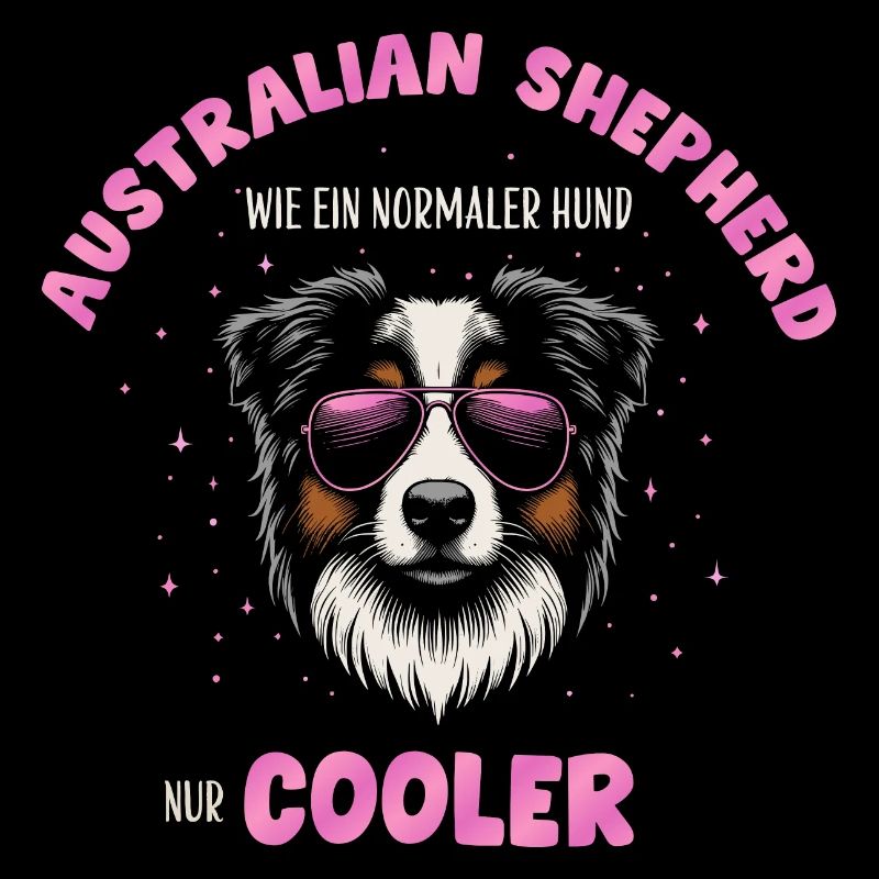 Aussie - like a normal dog only cooler pink