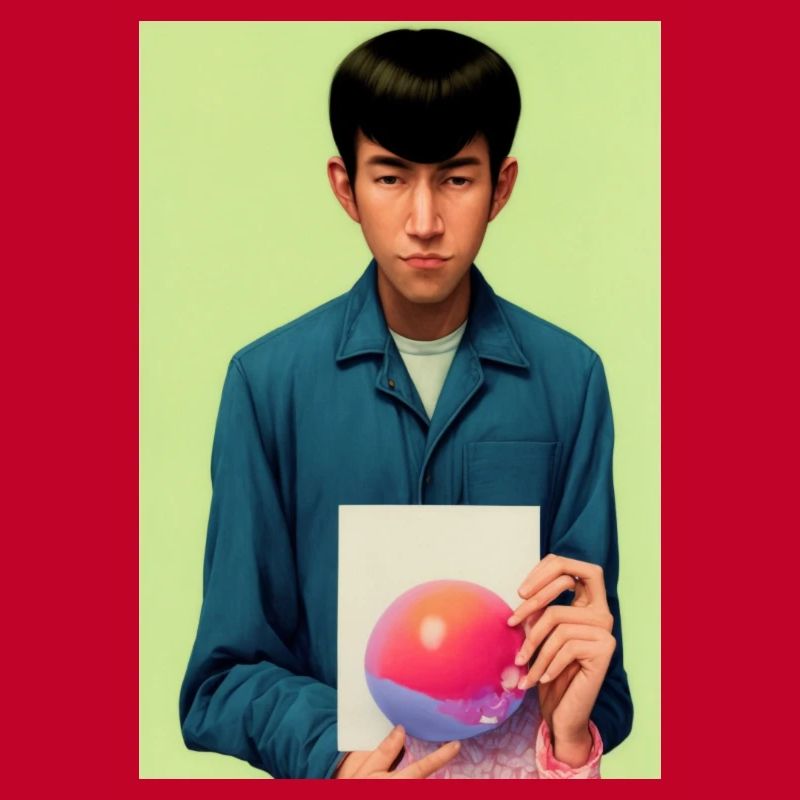 Bubble Gum Kunst Bild - Selfie Artwork on LSD