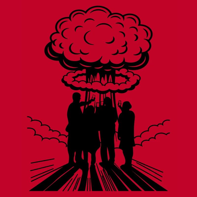 Color changeable | Atomic Bomb Selfie Nuclear Explosion