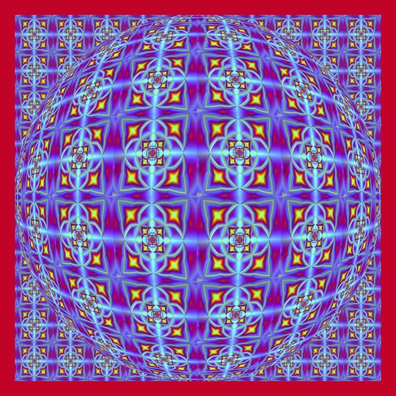 FRACTAL PATTERN LIGHT OP ART