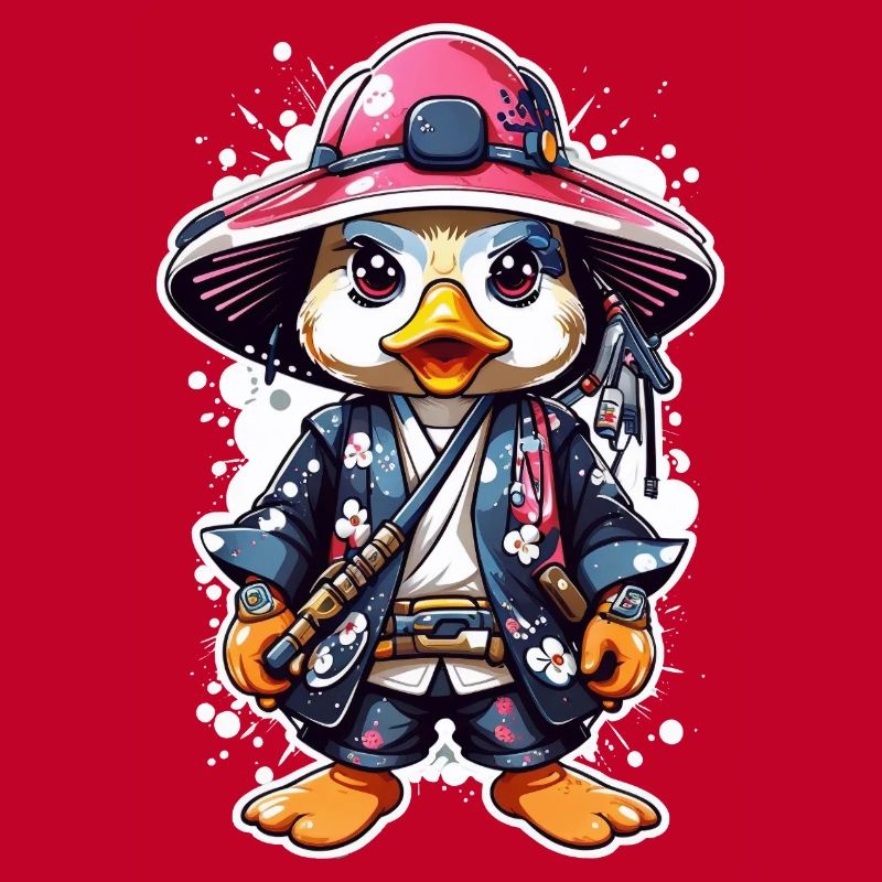 Quack-tastic Samurai Adventures: Cute Samurai Duck