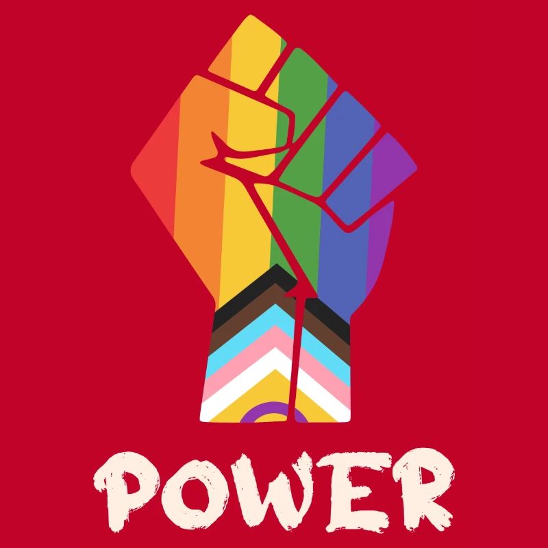 Pride Progress Power Pride Faust für Equality