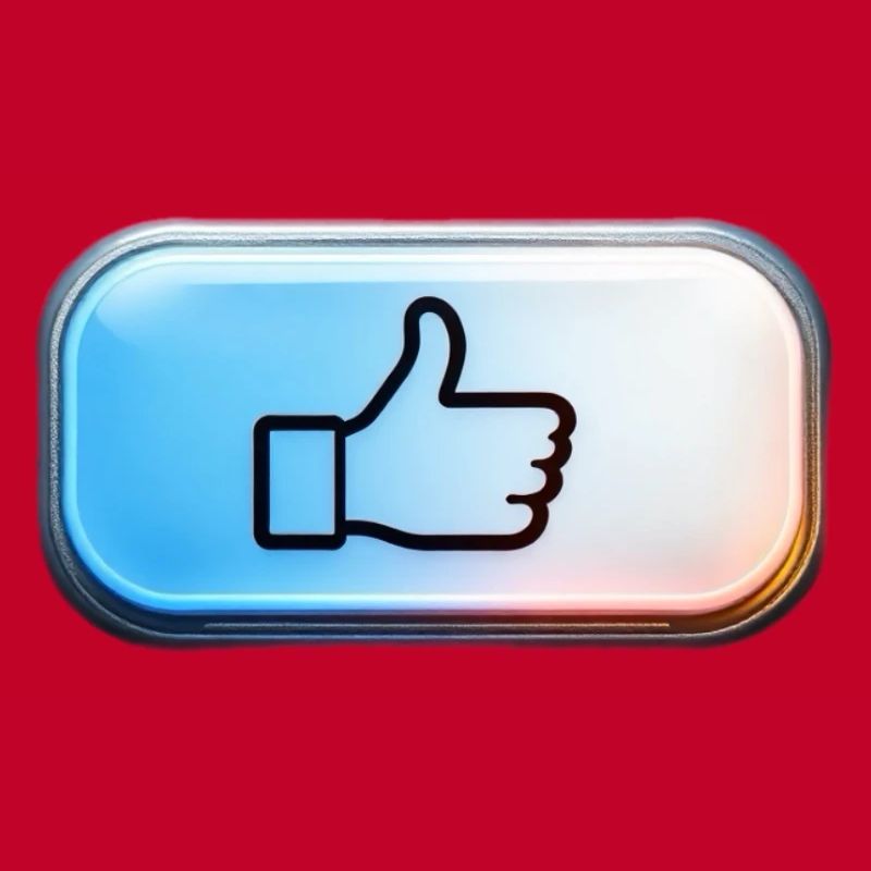 Neon Thumbs Up Gradient