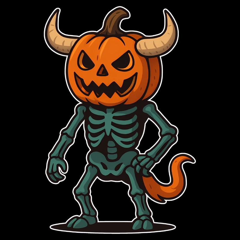 Pumpkin Skeleton Warrior