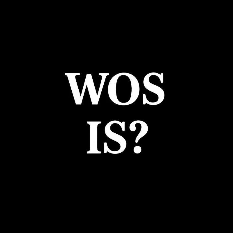 WOS EST ? Question de l’identité monochrome