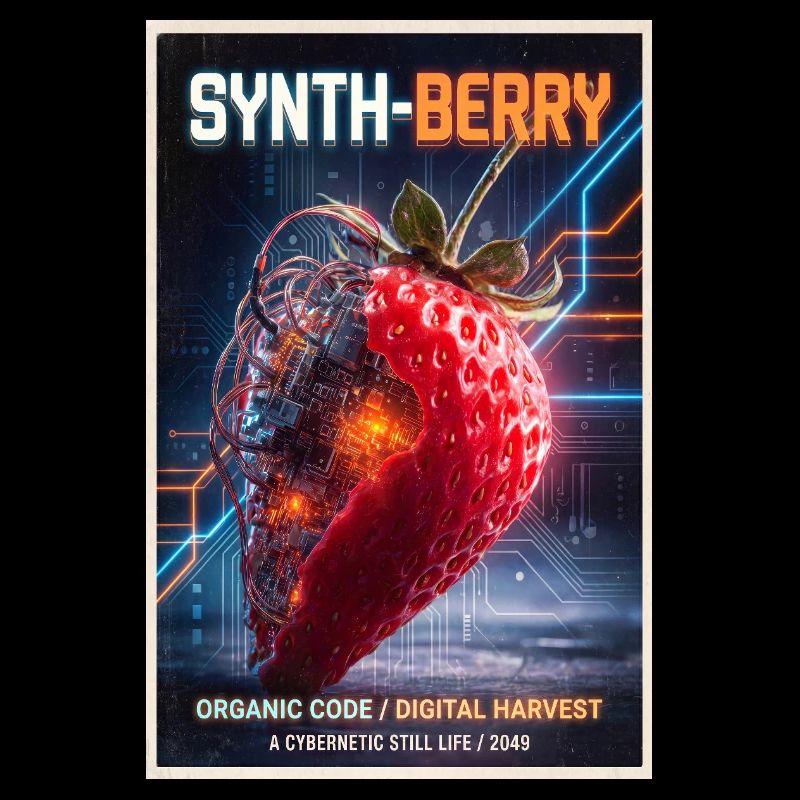 Synth Berry: Cybernetic Strawberry