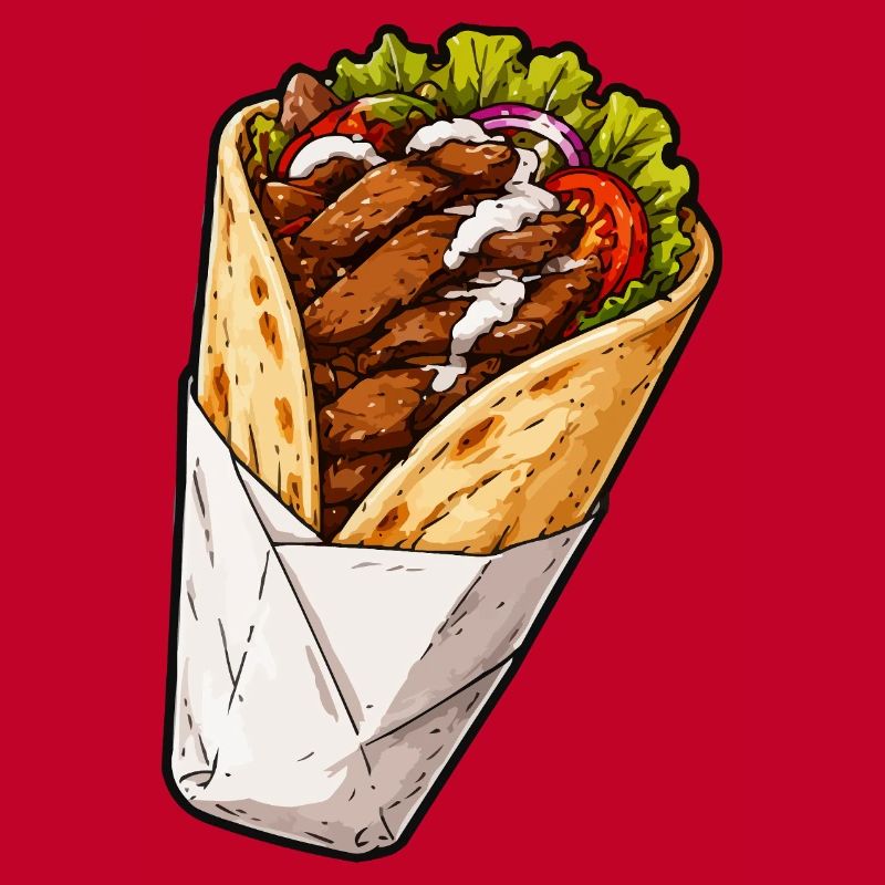 Crispy Chicken Burrito Wrap