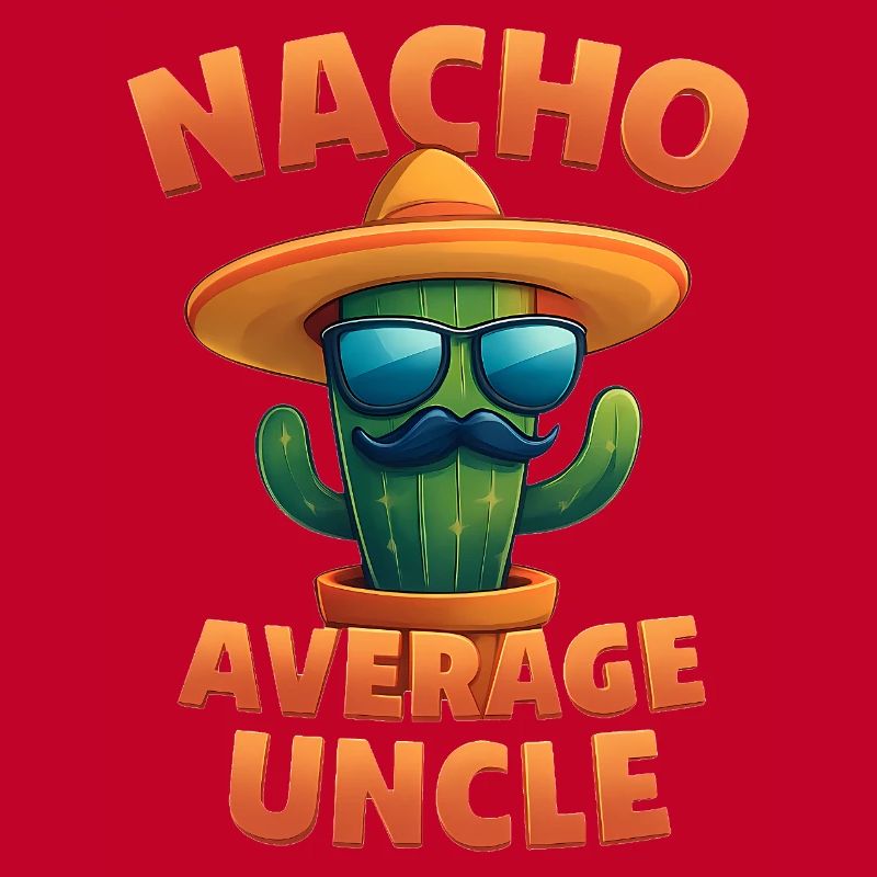 Conception de cactus oncle Nacho Average