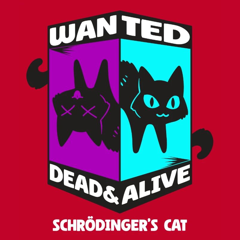 Physique Quantum Nerd Dead Alive Le chat de Schrödinger