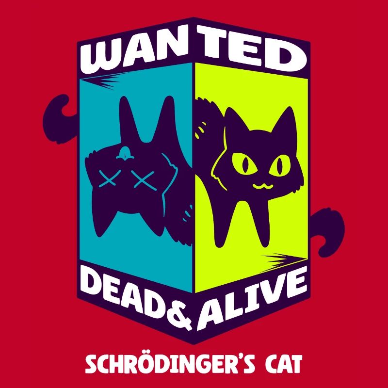 Physique Quantum Nerd Dead Alive Le chat de Schrödinger