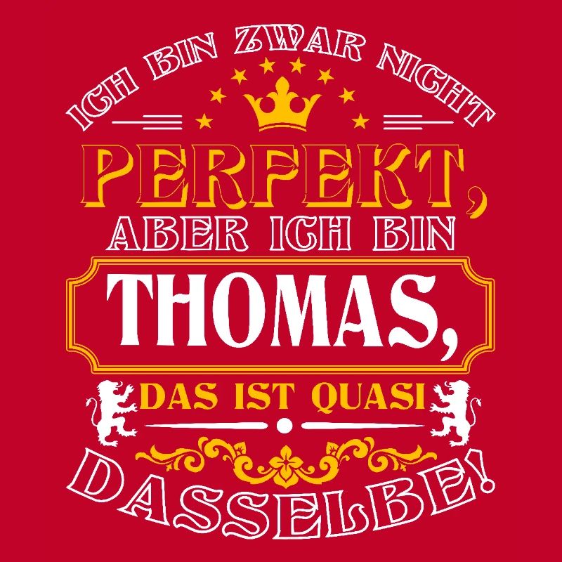 Funny THOMAS for Name Day with Name Name