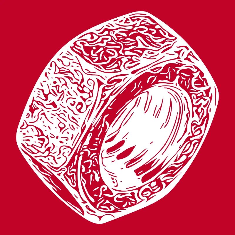 Schraubenmutter heller Oberfläche