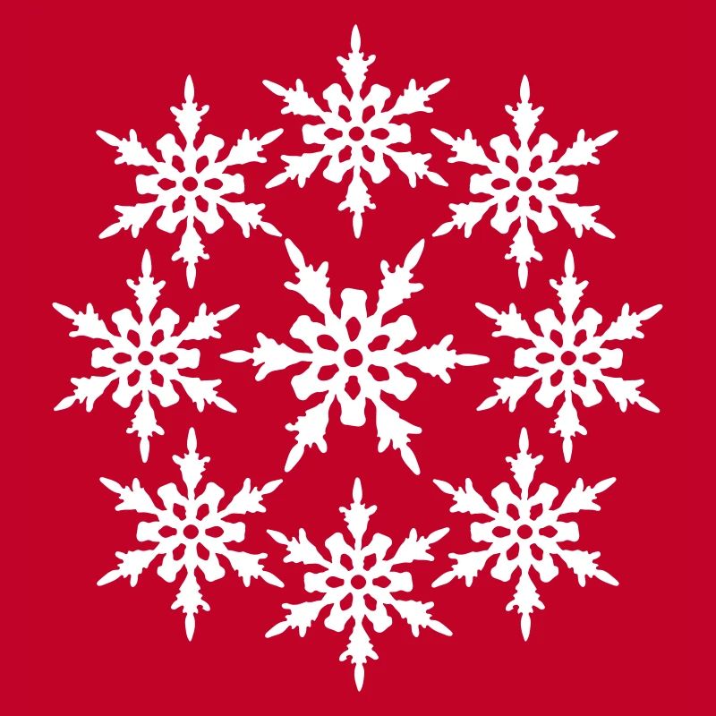 circle round pattern design cool winter cold snow