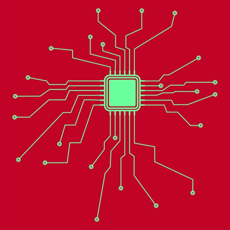 Processor, CPU, Technology, Electronics, Heart