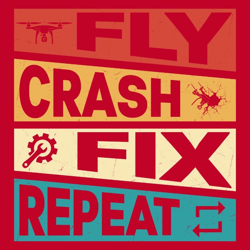 Fly crash fix Répéter le pilote de drone de vol RC