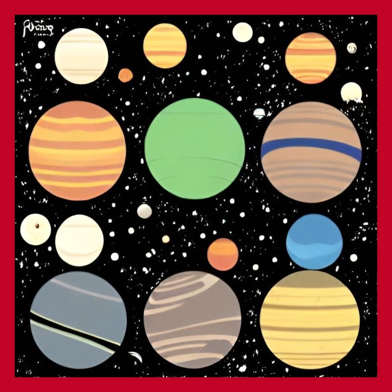 planètes dans l’espace