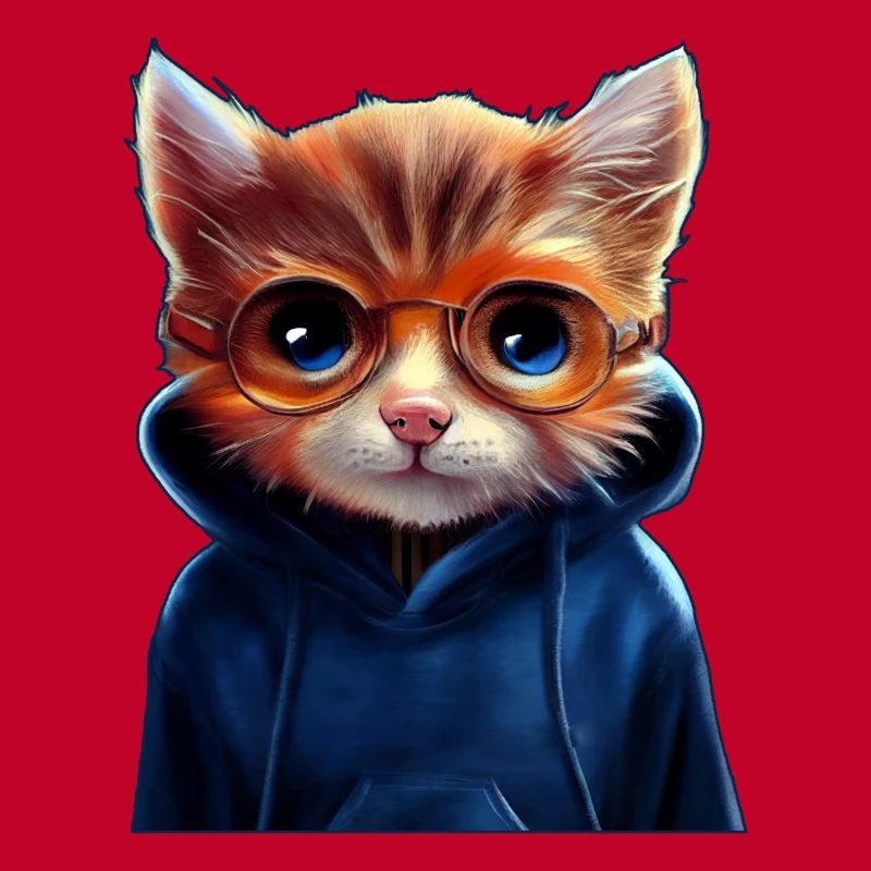 Chat avec pull