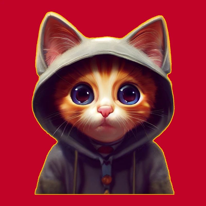Chat avec pull