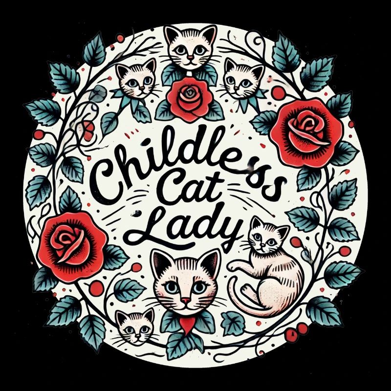 Dame chat sans enfant