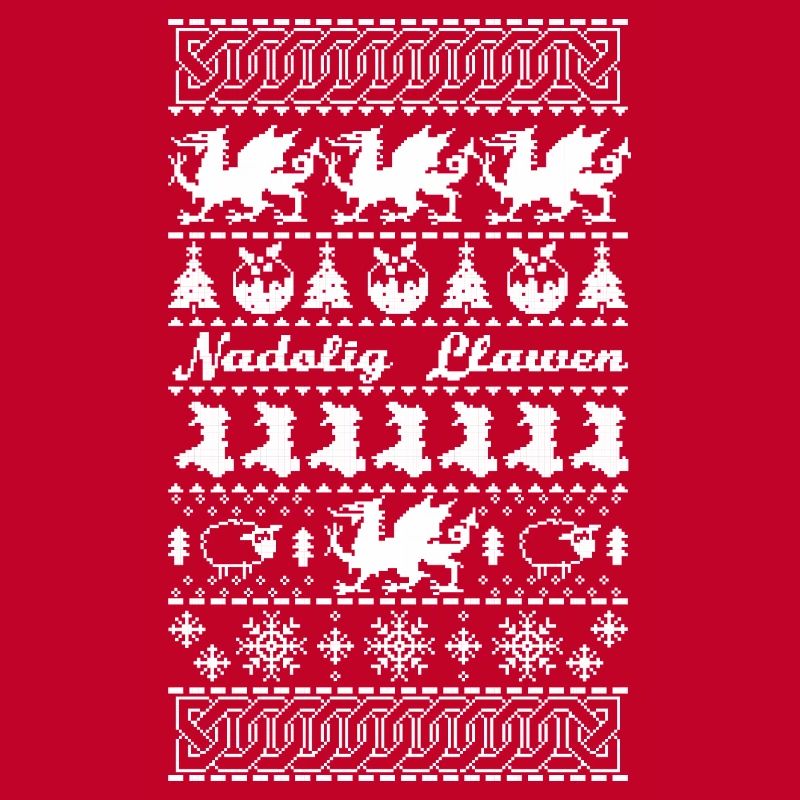 Walisischer Weihnachtspullover
