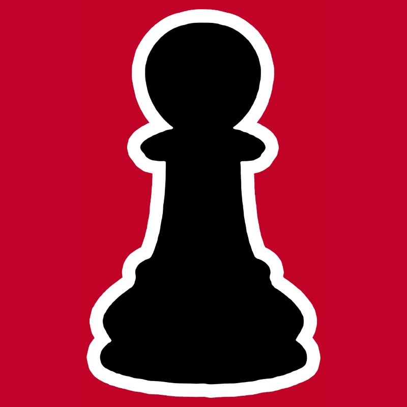 Schwarzer Bauer Chess Builder Chess Piece