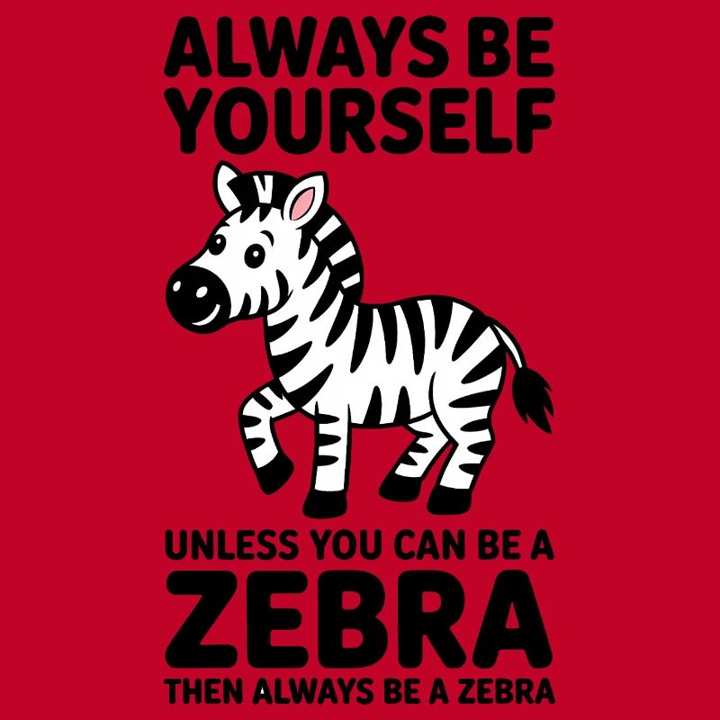 Zebra Saying Funny Zebra Gift