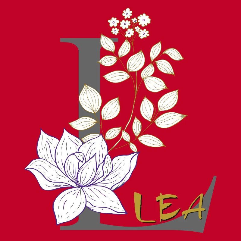 Buchstabe L Initiale Lea