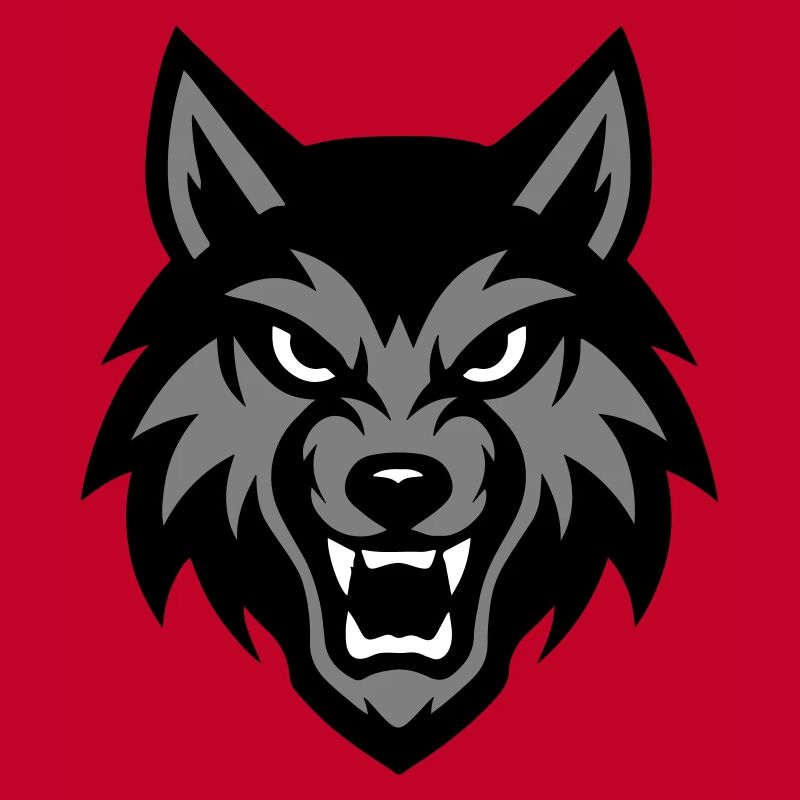Wolf Kopf Tier
